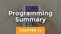 34. Programming Summary