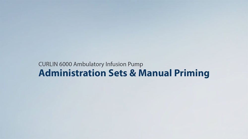 Administration Sets & Manual Priming