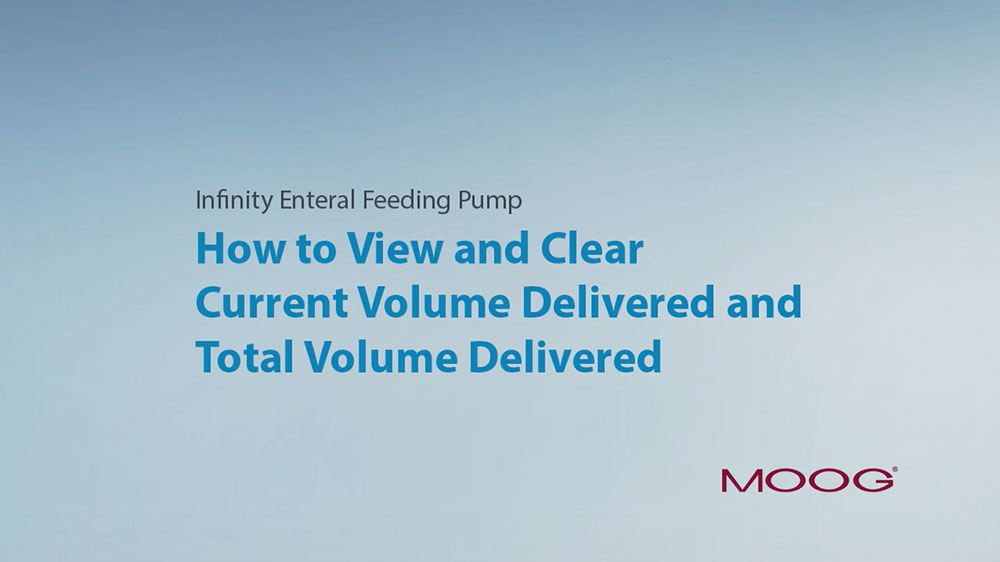 How to View and Clear Current Volume Delivered and Total Volume Delivered