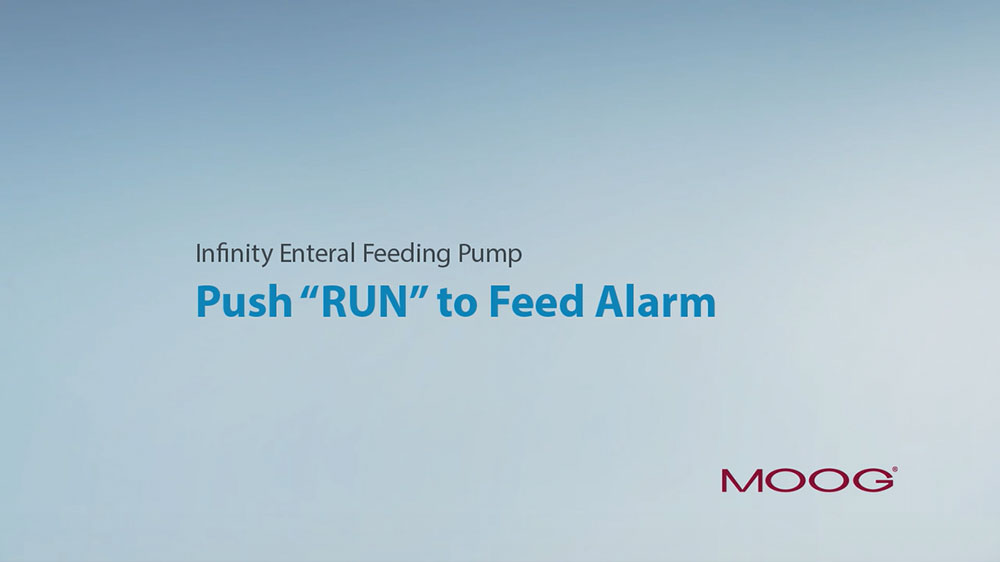 Push "Run" to Feed Alarm